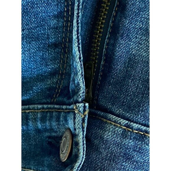 Old Navy Original Mid Rise Skinny Jeans Size 6 Medium Wash Blue Denim - Picture 3 of 11